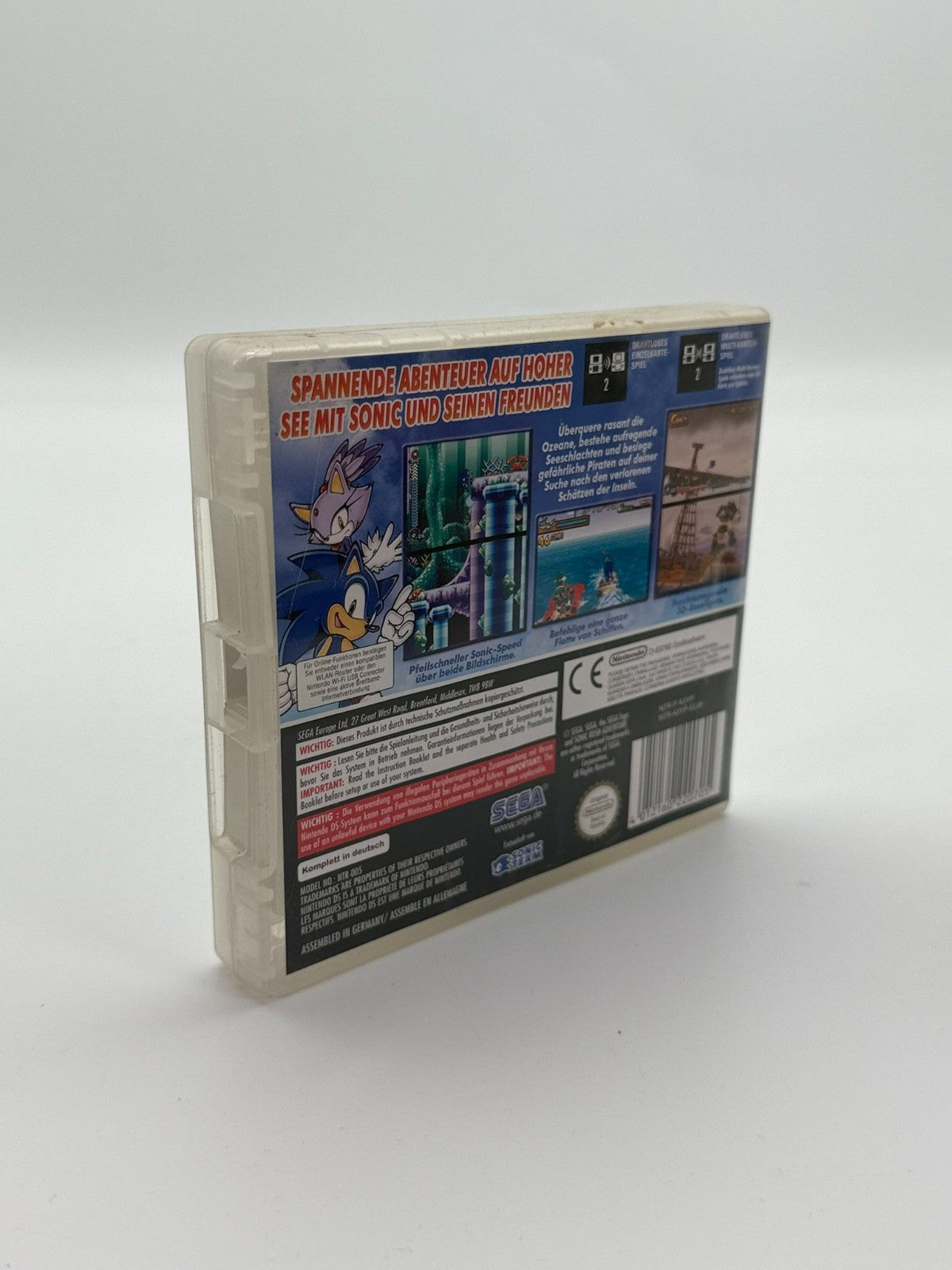 Sonic Rush Adventure Nintendo DS good condition CIB OVP