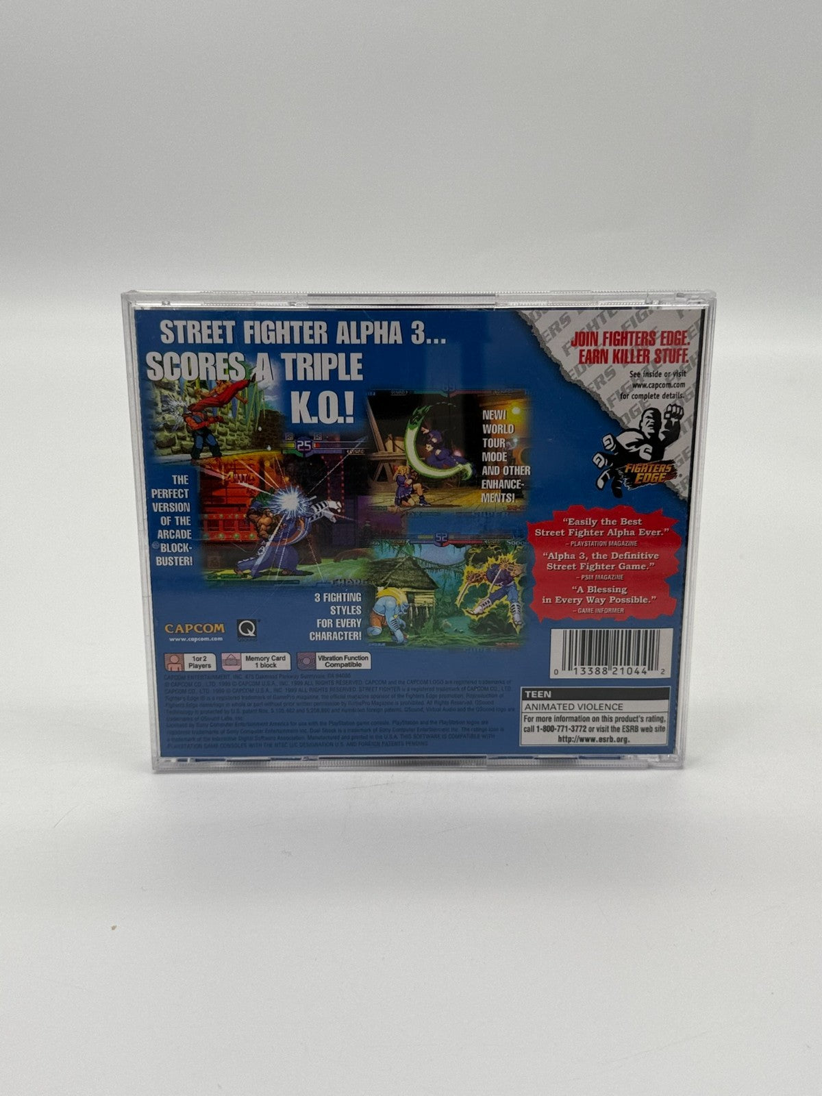 Street Fighter Alpha 3 Sony Playstation 1 NTSC-U/C guter Zustand CIB OVP