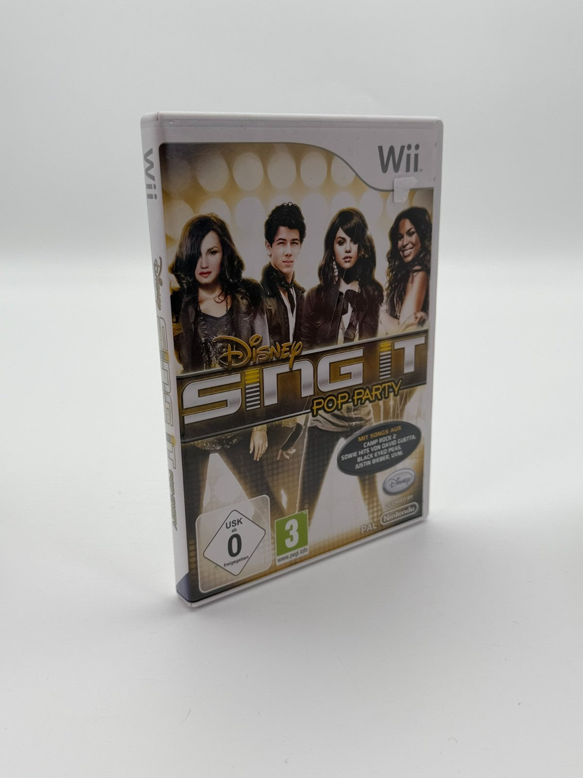 Disney Sing It Pop Party Nintendo Wii guter Zustand CIB OVP