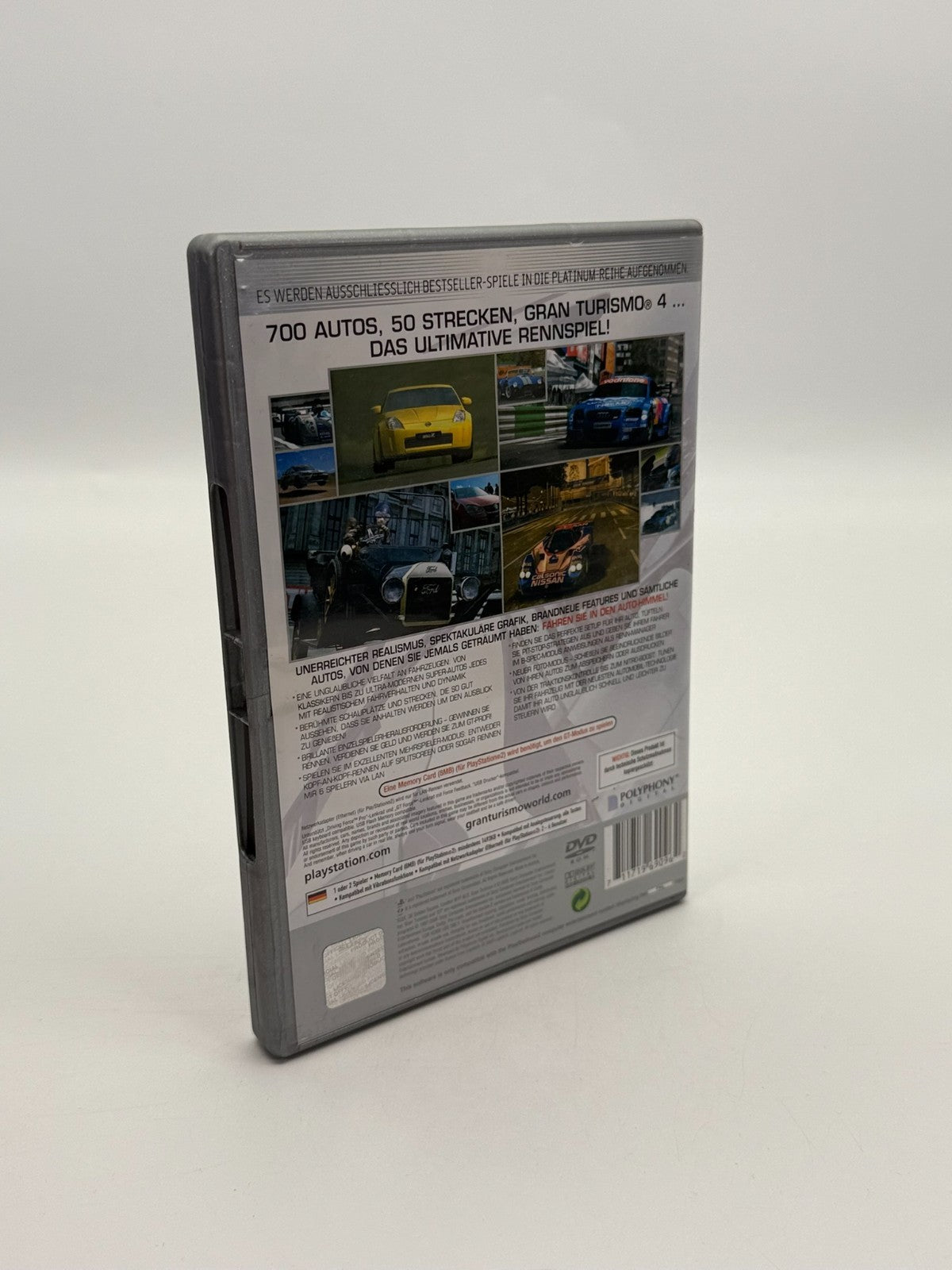 Gran Turismo 4 Sony Playstation 2 guter Zustand CIB OVP