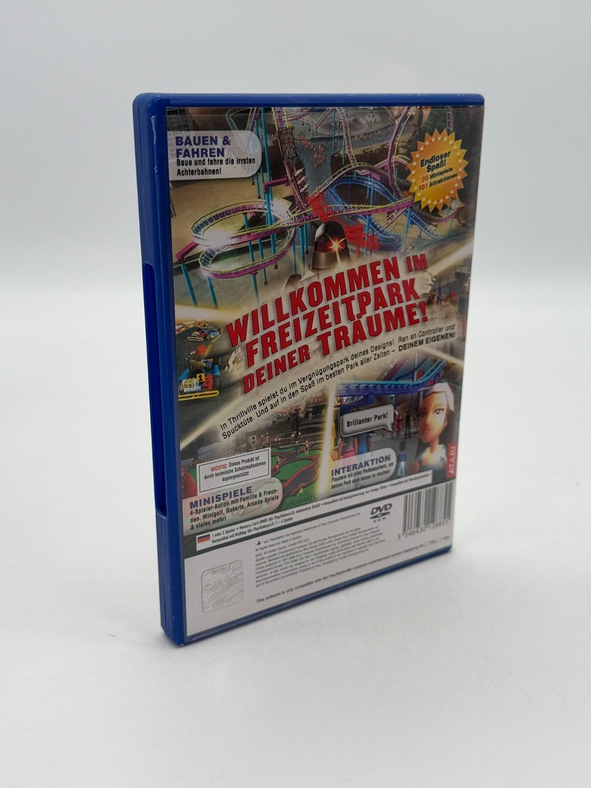 Thrillville Sony Playstation 2 guter Zustand CIB OVP