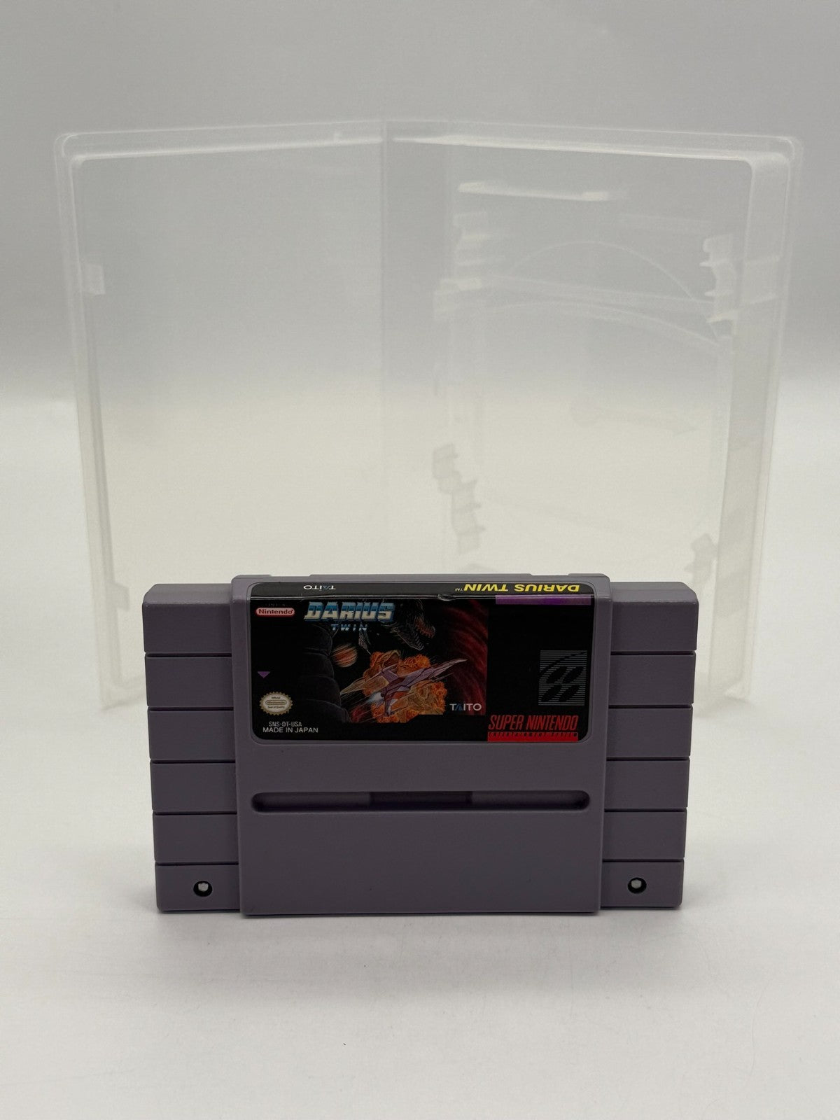 Darius Twin Super Nintendo SNES NTSC-U/C good condition cartridge + case