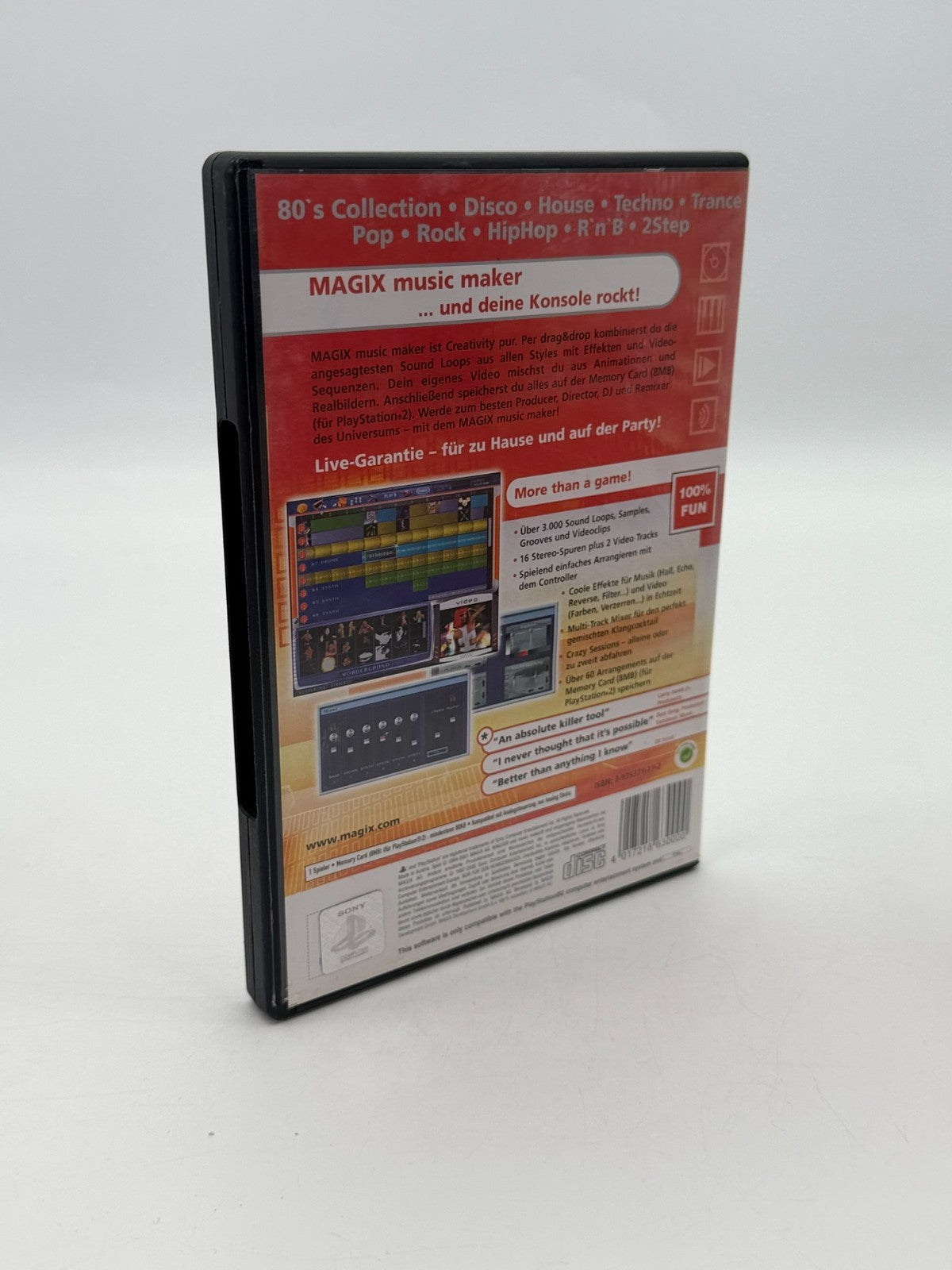 Magix Music Maker Sony Playstation 2 guter Zustand CIB OVP