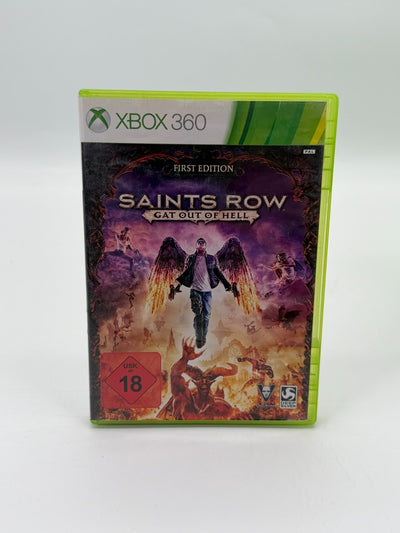 Saints Row Gat Out Of Hell Microsoft XBox 360 guter - Sehr guter Zustand CIB OVP