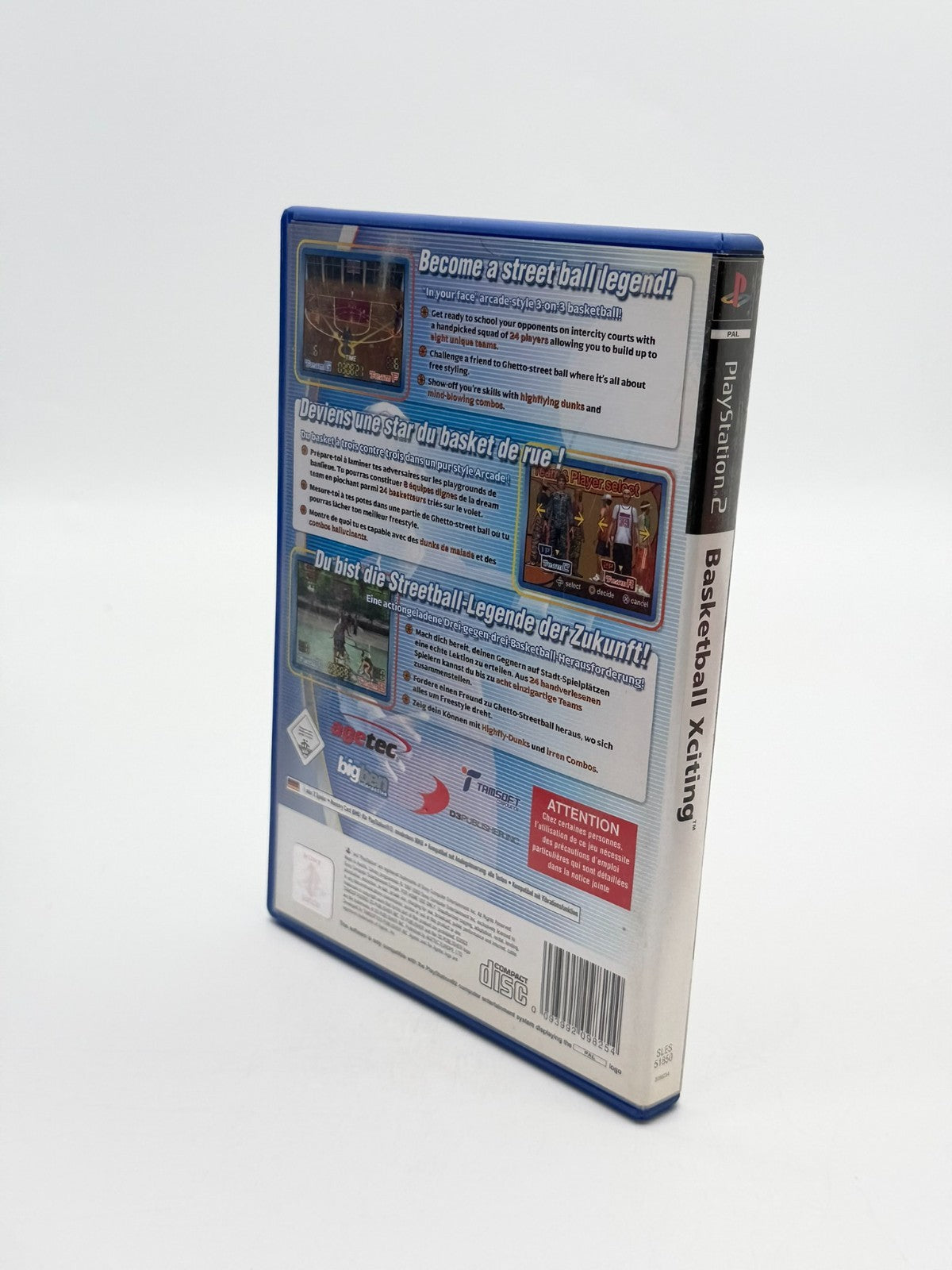 Basketball Xciting Sony Playstation 2 bon état CIB OVP