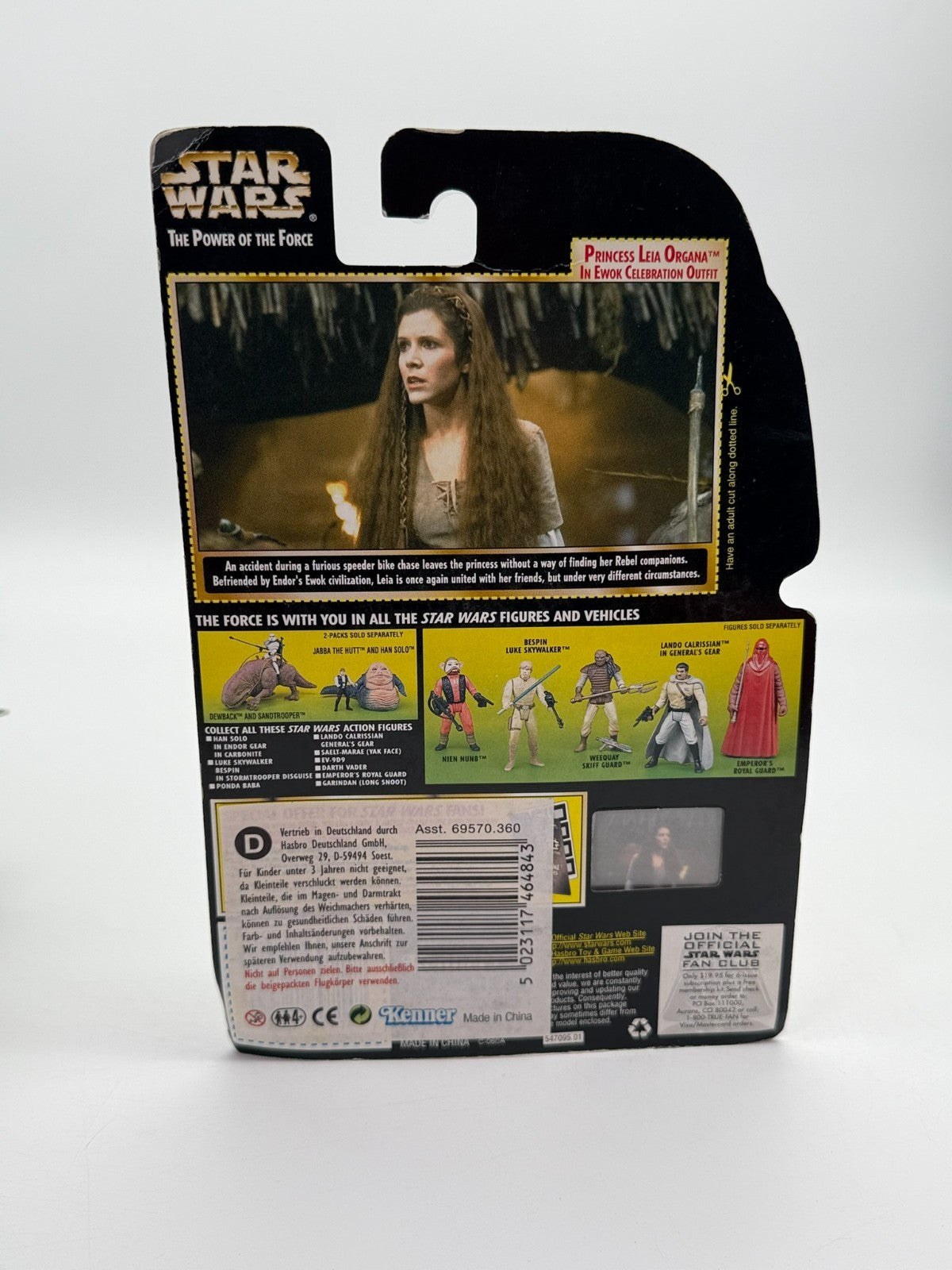 Figurine Star Wars The Power Of The Force Princesse Leia Organa Kenner Neuf