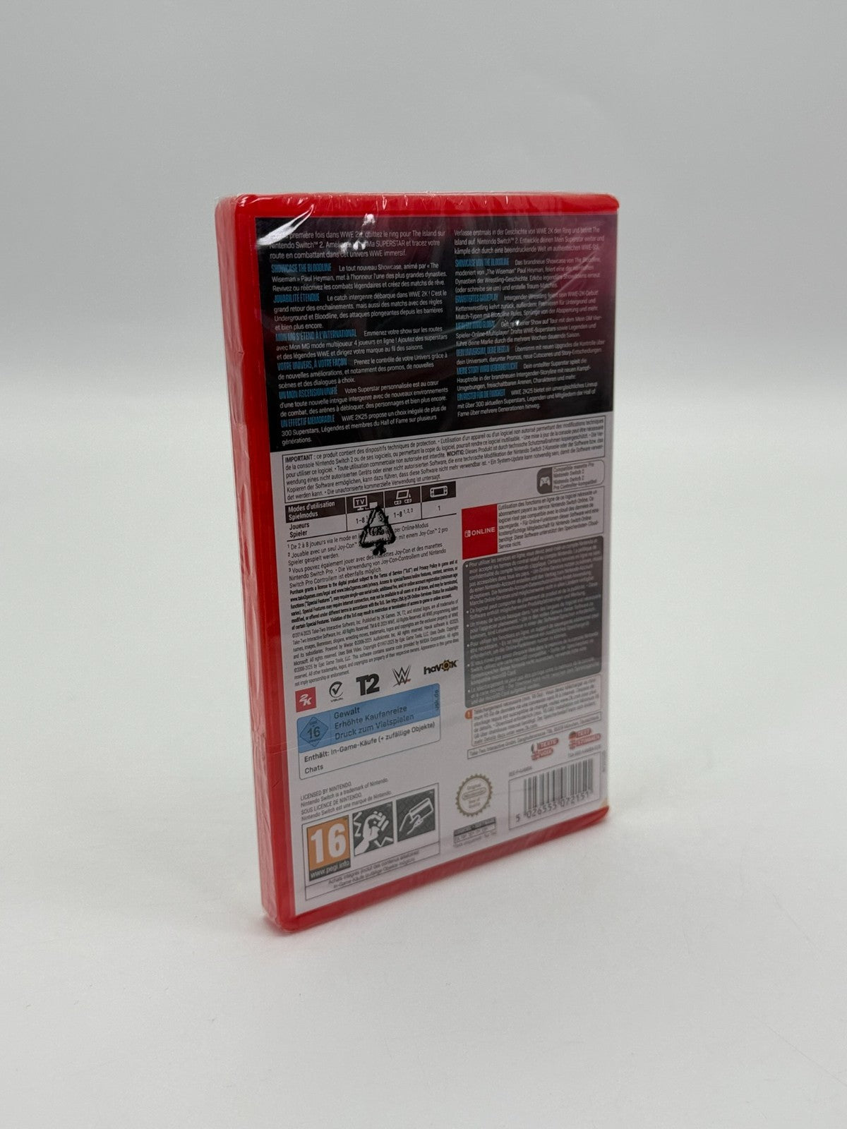 WWE 2K25 Nintendo Switch 2 Neuf Scellé CIB OVP