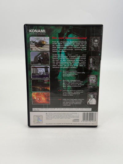 Silent Scope 2 Fatal Judgment Sony PlayStation 2 bon état emballage d'origine