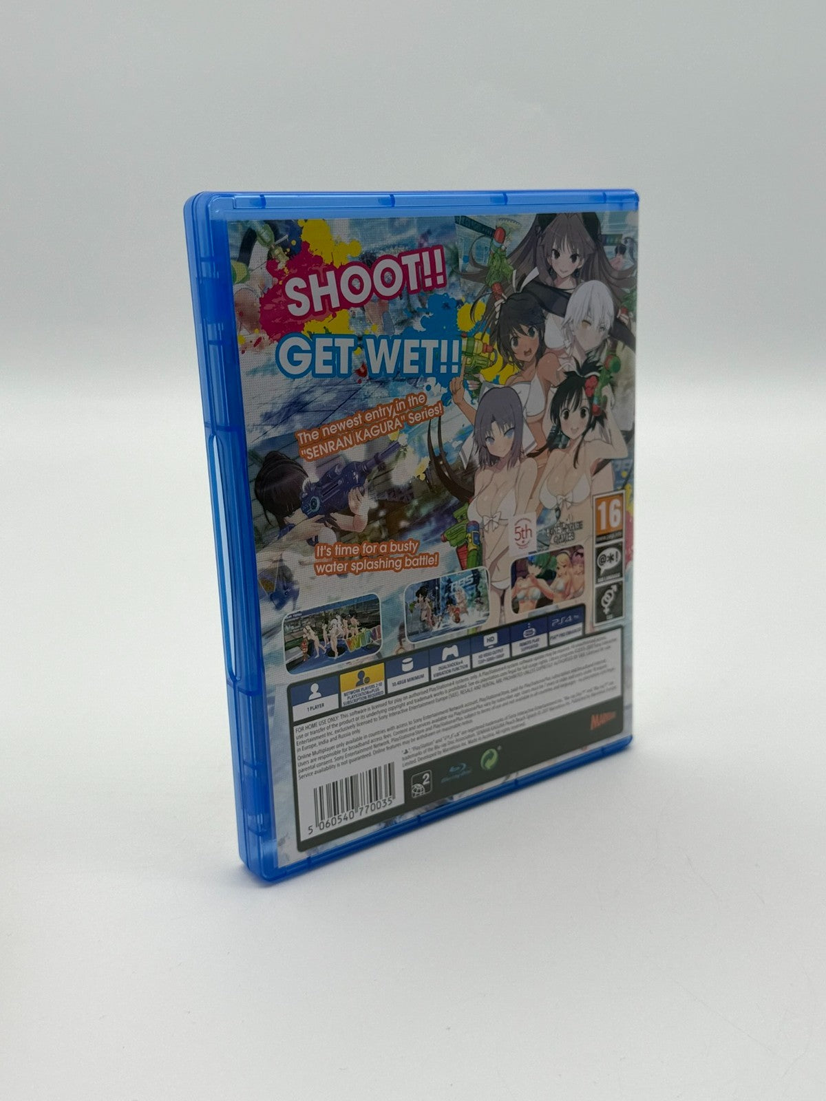Senran Kagura Peach Beach Splash Sony Playstation 4 Très bon état Emballage d'origine