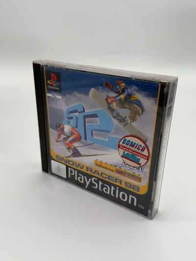 Snow Racer 98 Sony Playstation 1 bon état CIB boîte d'origine