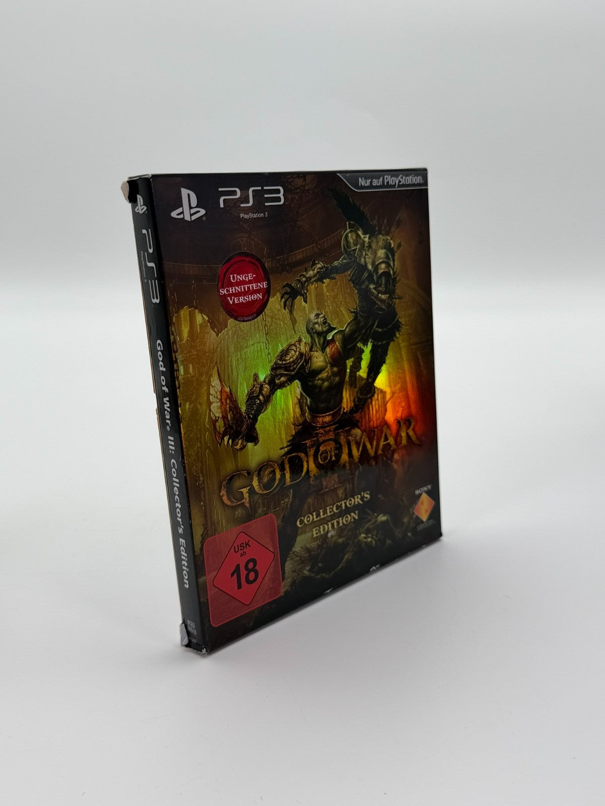 God Of War III Collectors Edition Sony Playstation 3 Sehr guter Zustand CIB OVP