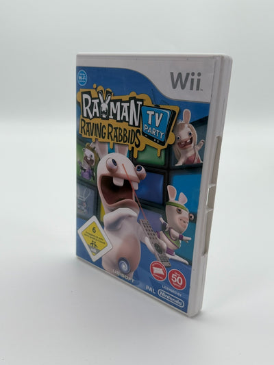 Rayman Raving Rabbids TV Party Nintendo Wii guter Zustand CIB OVP