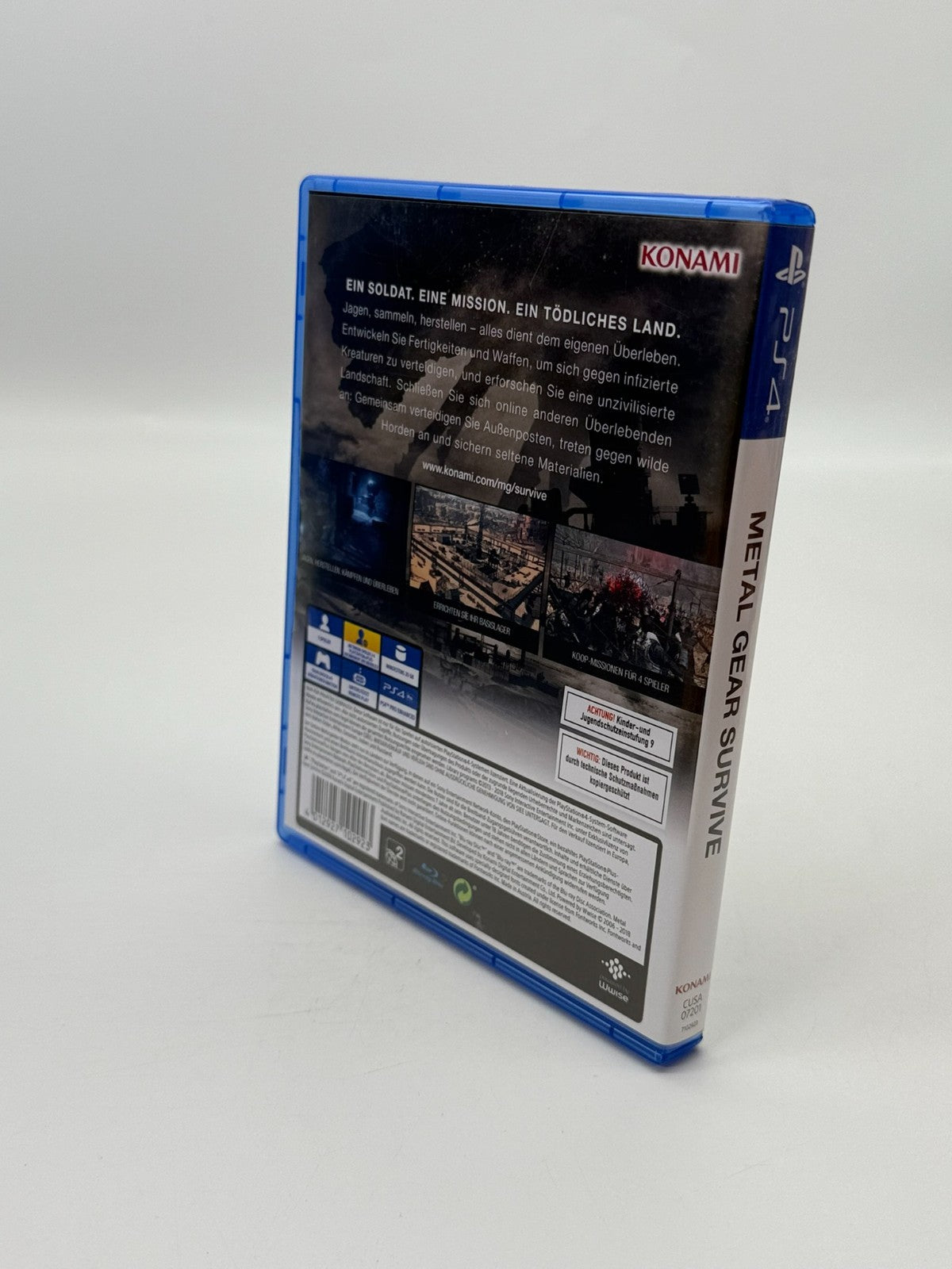 Metal Gear Survive Sony Playstation 4 Très bon état CIB OVP