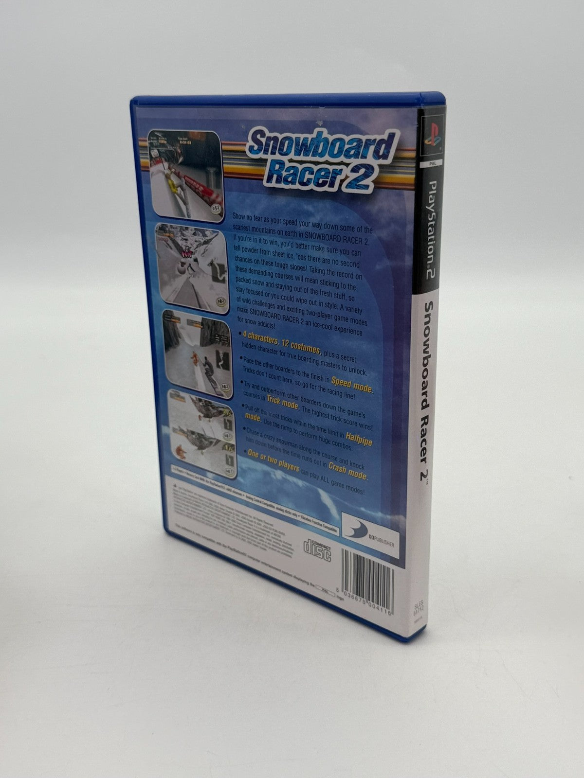 Snowboard Racer 2 Sony Playstation 2 guter Zustand CIB OVP