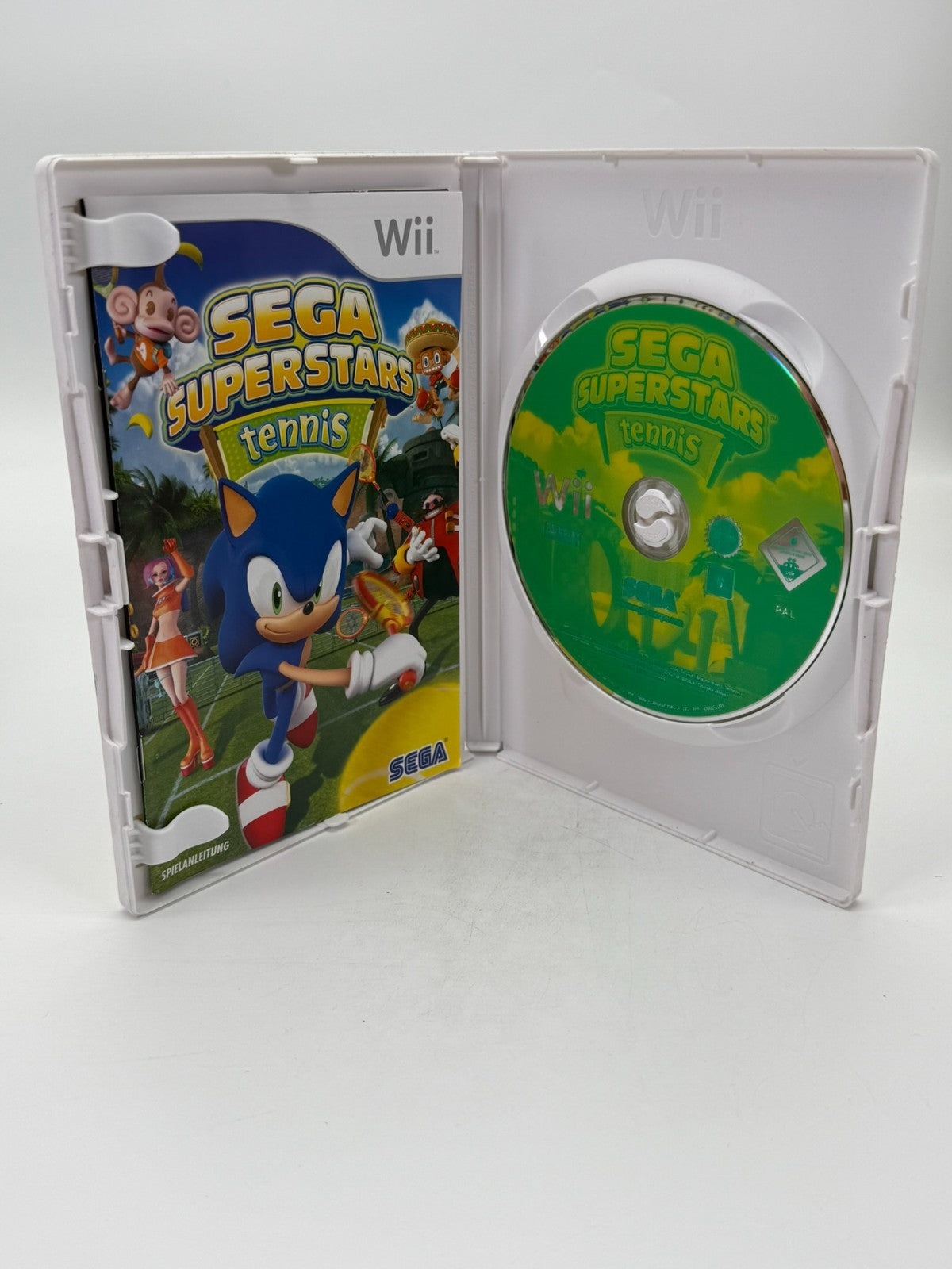 Sega Superstars Tennis Nintendo Wii bon état complet en boîte