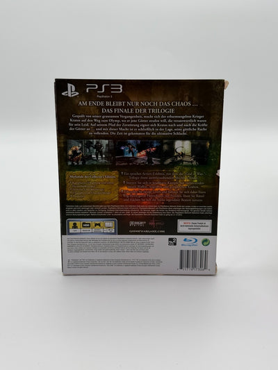God Of War III Collectors Edition Sony Playstation 3 Sehr guter Zustand CIB OVP