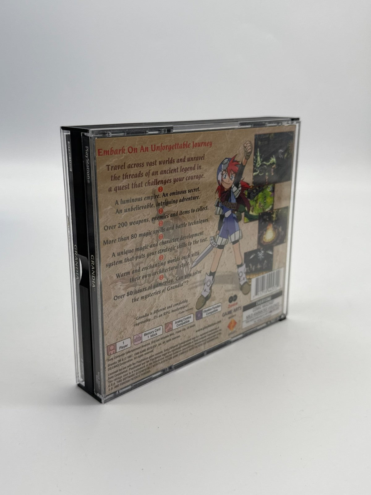 Grandia Sony Playstation 1 NTSC U/C guter - Sehr guter Zustand CIB OVP