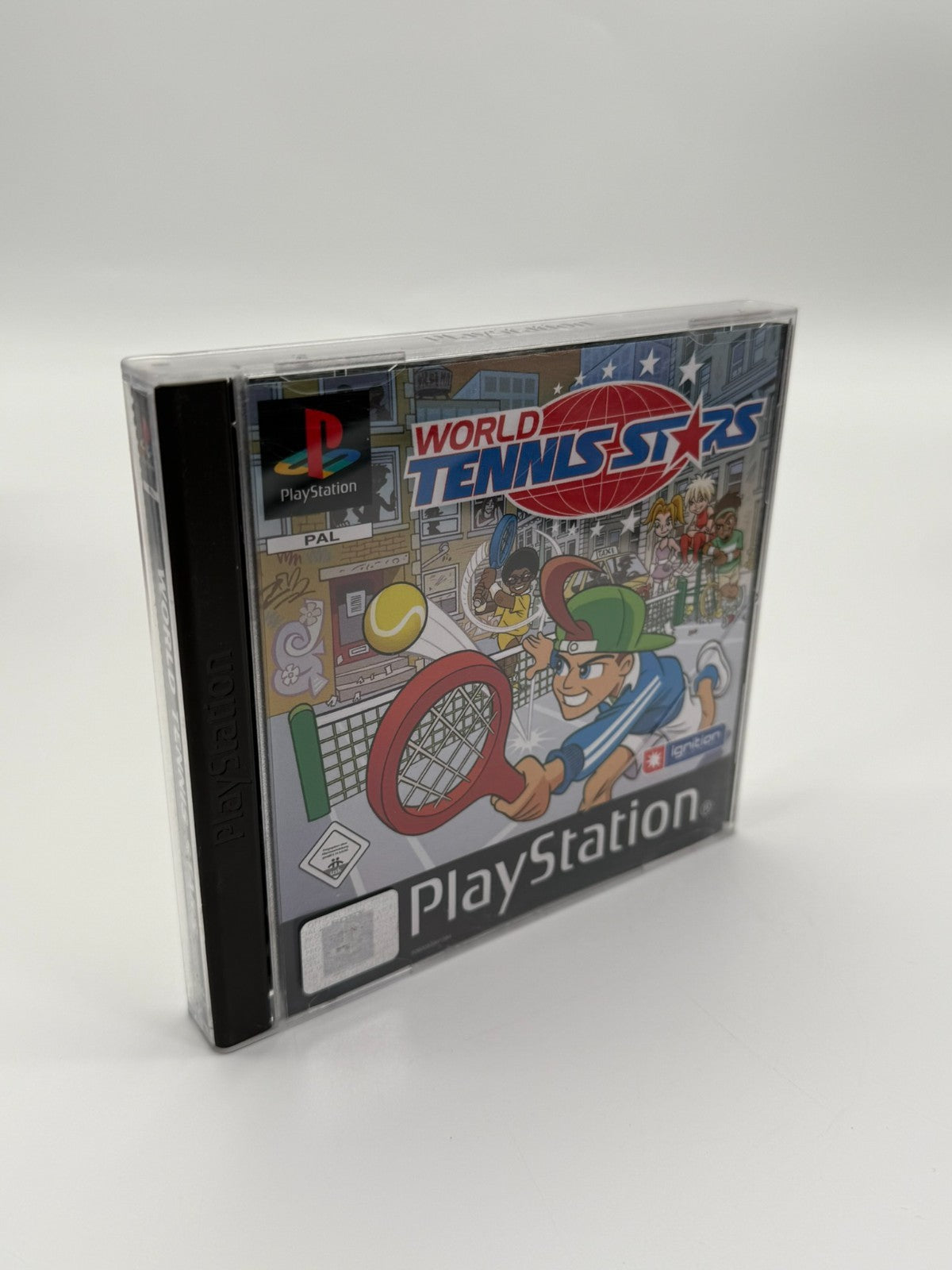 World Tennis Stars Sony Playstation 1 Good Condition CIB OVP