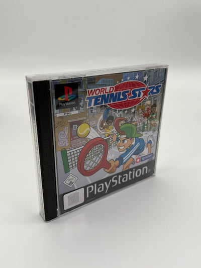 World Tennis Stars Sony Playstation 1 Good Condition CIB OVP