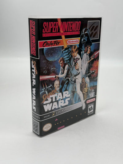 Super Star Wars Super Nintendo SNES NTSC-U/C guter Zustand Modul + Anleitung