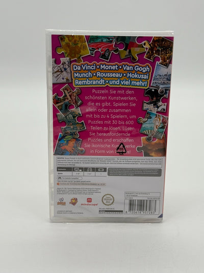 Jigsaw Art: 100+ Famous Masterpieces Nintendo Switch Factory Sealed CIB OVP Neu