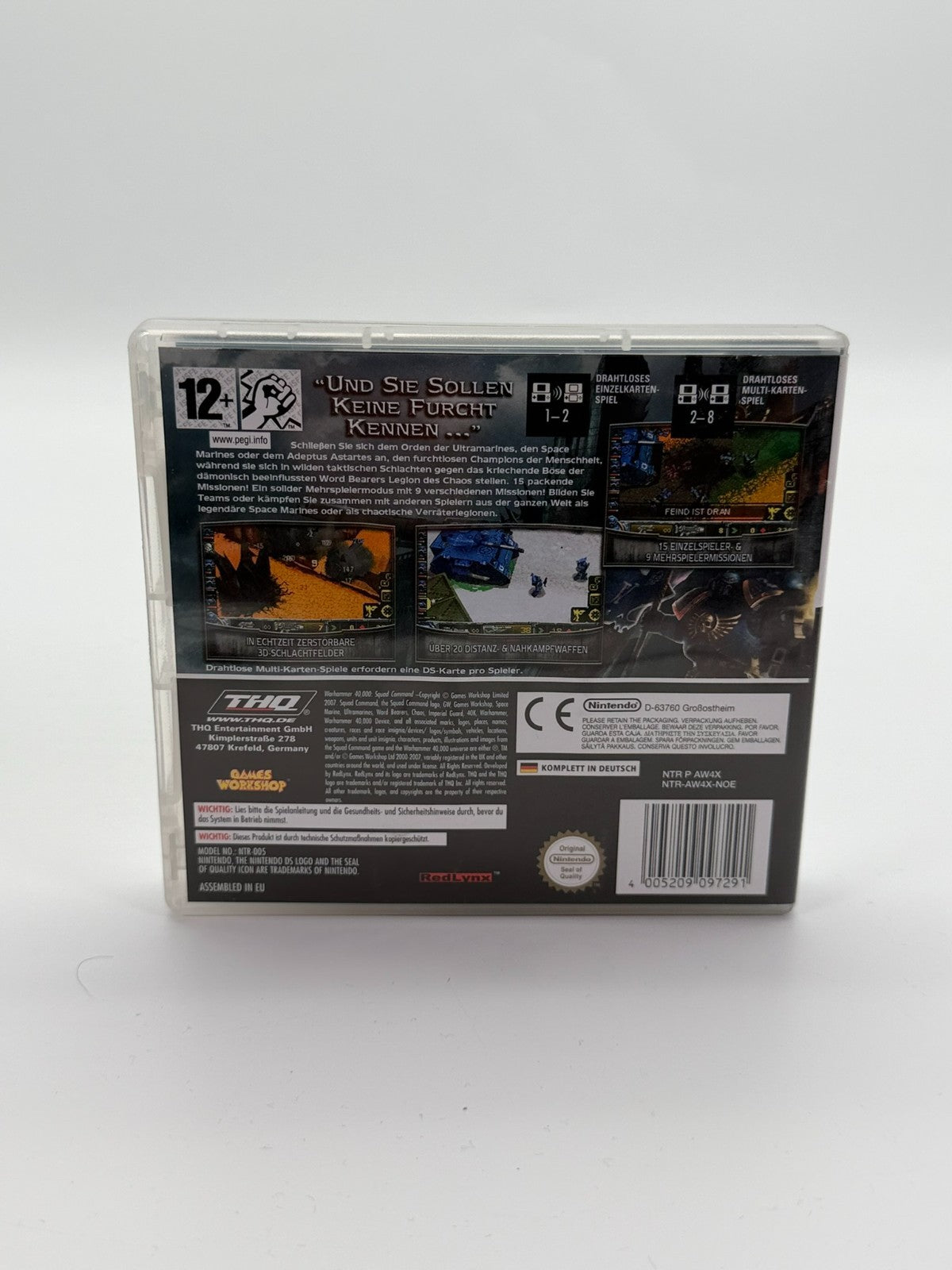 Warhammer 40,000 Squad Command Nintendo DS good condition CIB OVP