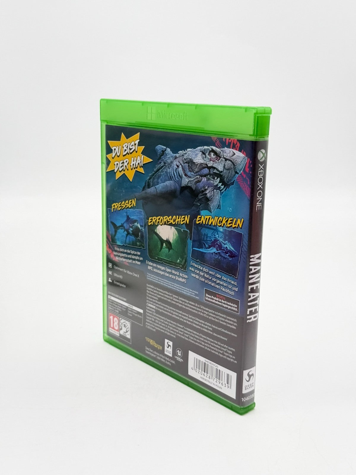 Maneater Day One Edition Microsoft XBox One Très bon état CIB OVP