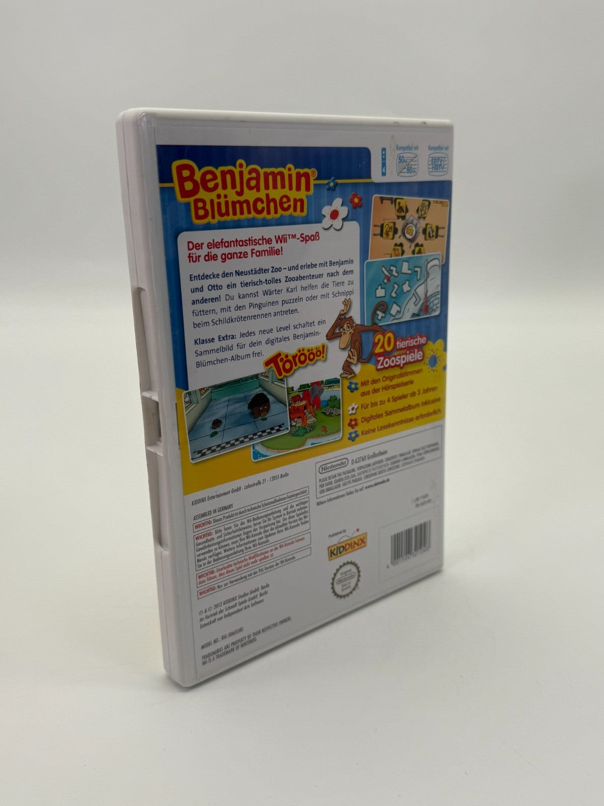 Benjamin Blümchen Törööö im Zoo Nintendo Wii guter Zustand CIB OVP