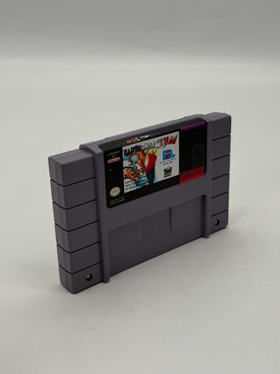 Earthworm Jim Super Nintendo SNES NTSC-U/C bon - très bon livret + cartouche