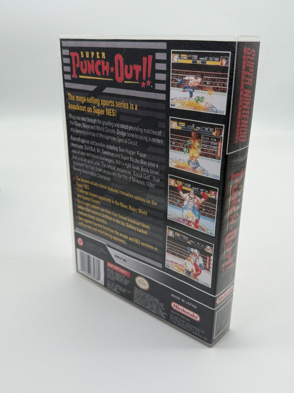 Super Punch Out Super Nintendo SNES NTSC-U/C guter Zustand