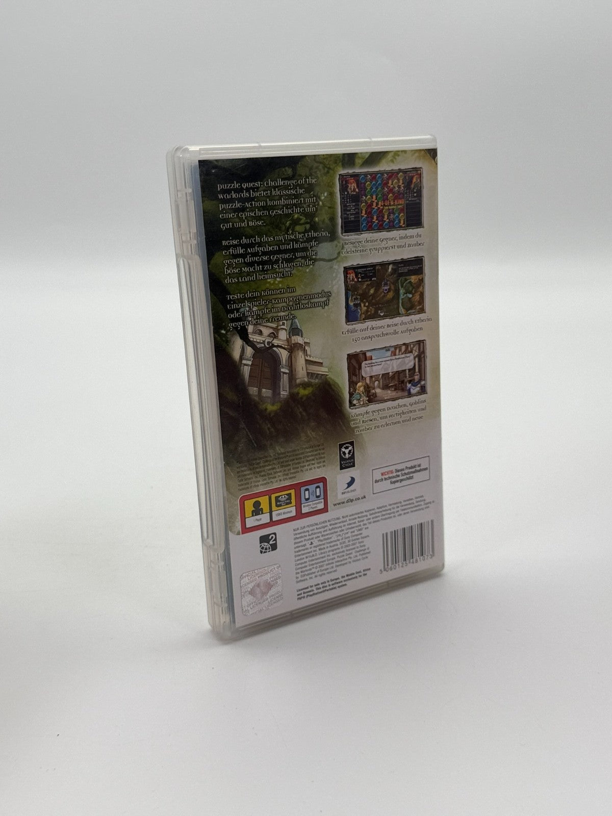 Puzzle Quest Challange of the Warlords Sony PSP Sehr guter Zustand CIB OVP
