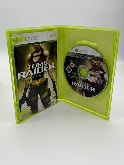 Tomb Raider Underworld Microsoft XBox 360 Très bon état CIB Boîte d'origine