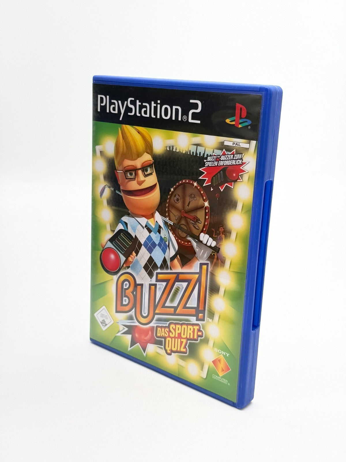 Buzz Das Sport Quiz Sony Playstation 2 Sehr guter Zustand CIB OVP