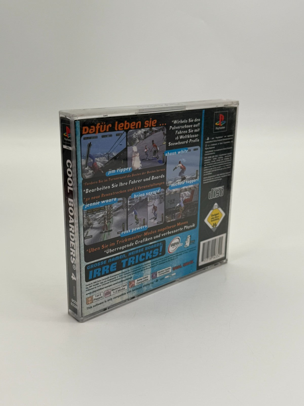 Cool Boarders 4 Sony Playstation 1 Good Condition CIB OVP