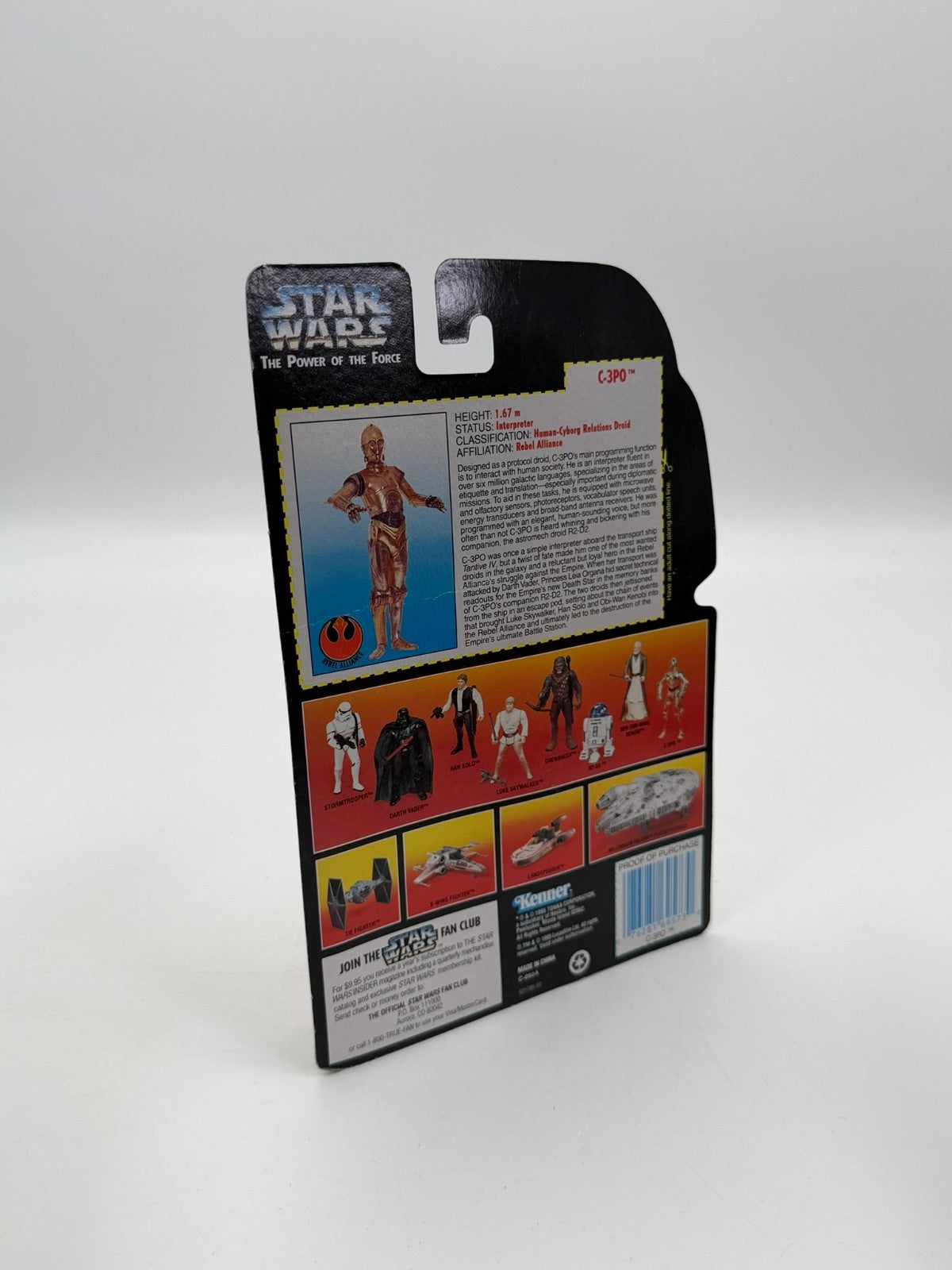 Figurine Star Wars C-3PO Corps Métallisé The Kenner Collection Neuf Non Ouvert