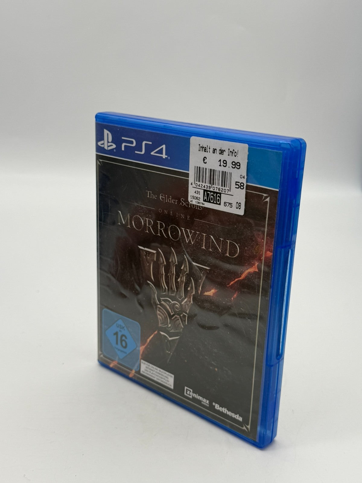 The Elder Scrolls Online Morrowind Sony Playstation 4 bon état emballage d'origine