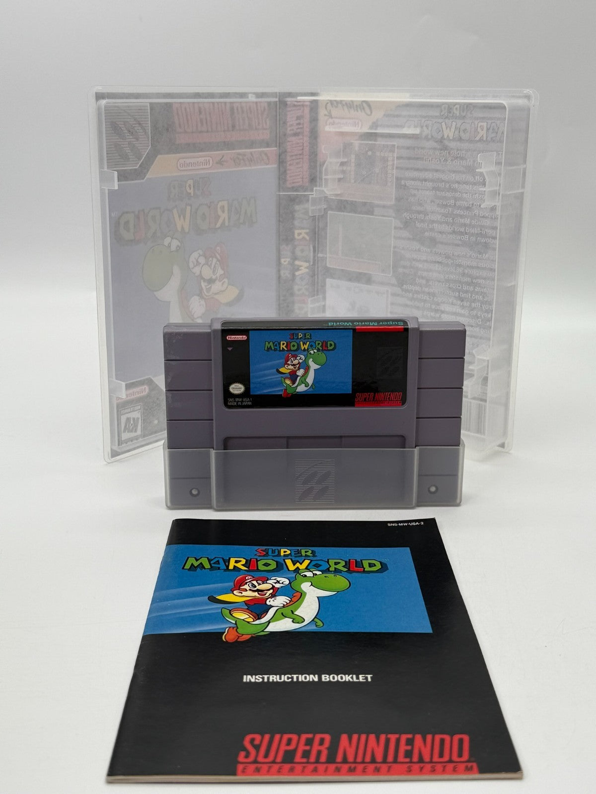 Super Mario World Super Nintendo SNES NTSC-U/C Modul + Anleitung