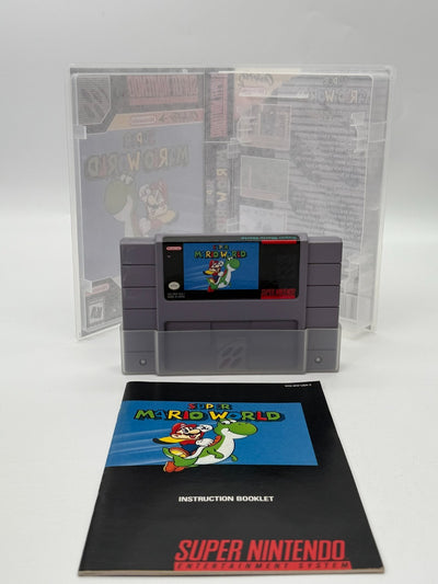 Super Mario World Super Nintendo SNES NTSC-U/C Modul + Anleitung