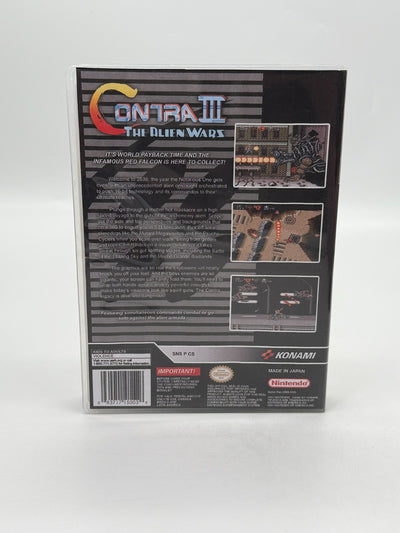 Contra III The Alien Wars Super Nintendo SNES NTSC-U/C Modul + Anleitung Gut