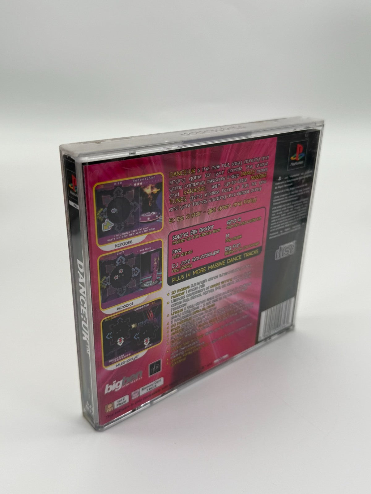 Dance UK Sony Playstation 1 Sehr guter Zustand CIB OVP