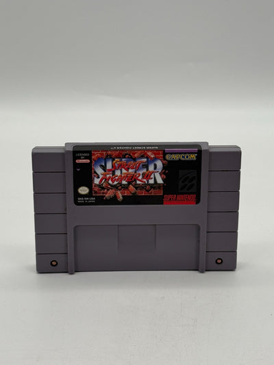 Street Fighter II Super Nintendo SNES NTSC-U/C bon état Cartouche + Boîte