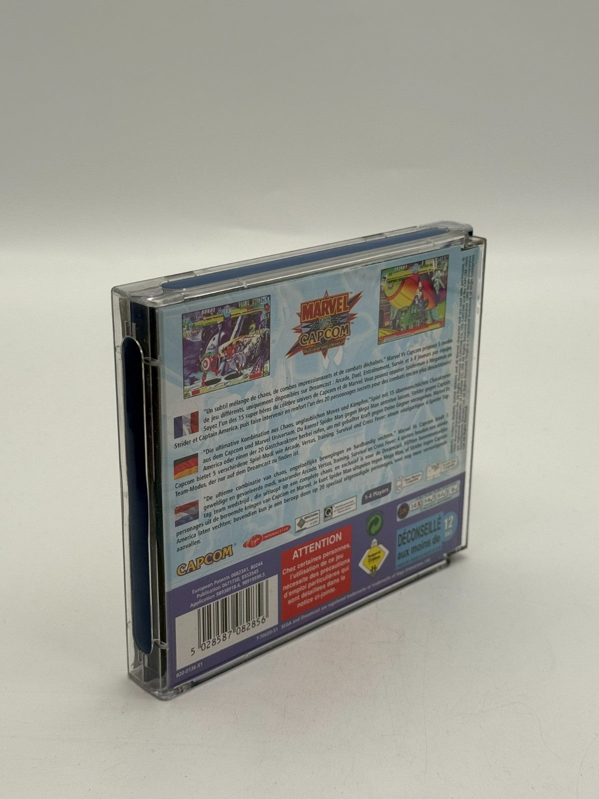 Marvel VS Capcom Clash of Super Heroes Sega Dreamcast Sehr guter Zustand CIB OVP