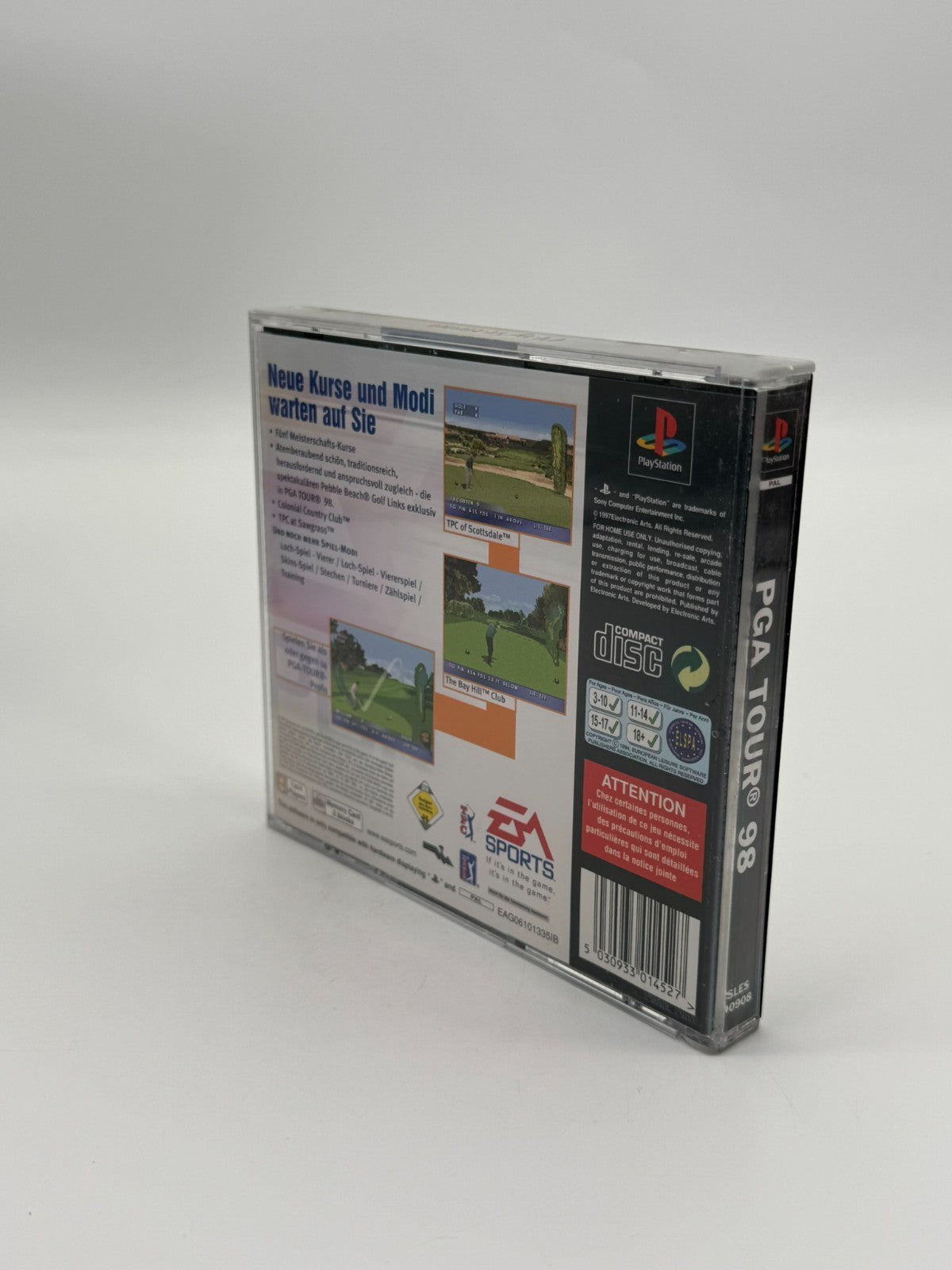PGA Tour 98 Sony Playstation 1 Bon état CIB OVP
