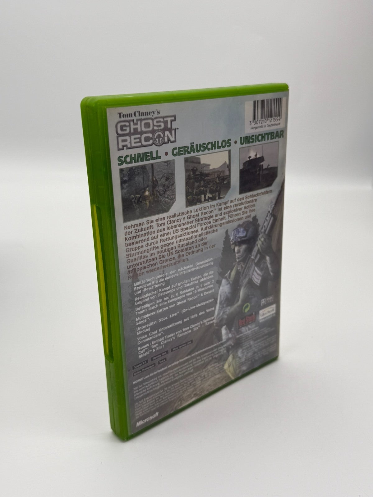 Tom Clancy's Ghost Recon Microsoft Xbox Classique bon état CIB OVP