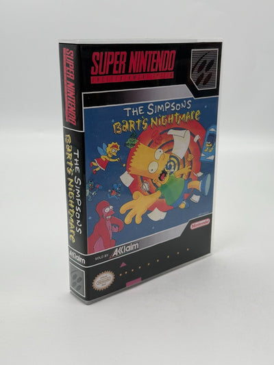 The Simpsons Barts Nightmare Super Nintendo SNES NTSC-U/C Guter Zustand