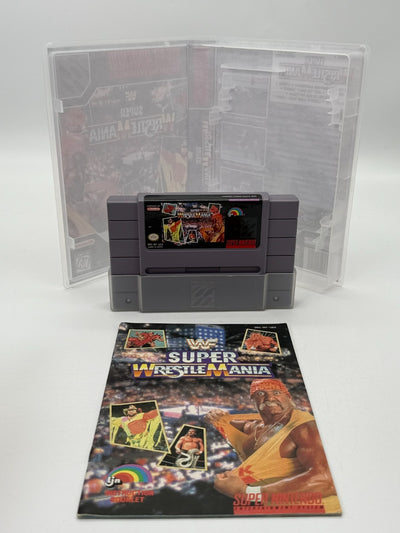 WWF Super Wrestlemania Super Nintendo SNES NTSC-U/C bon - très bon