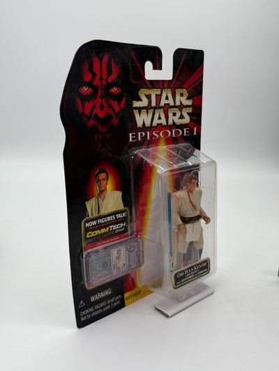 Star Wars Épisode 1 Obi-Wan Kenobi avec sabre laser et comlink Neuf Non ouvert
