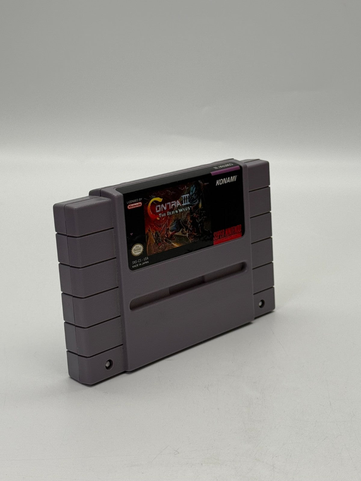 Contra III The Alien Wars Super Nintendo SNES NTSC-U/C Modul + Anleitung Gut
