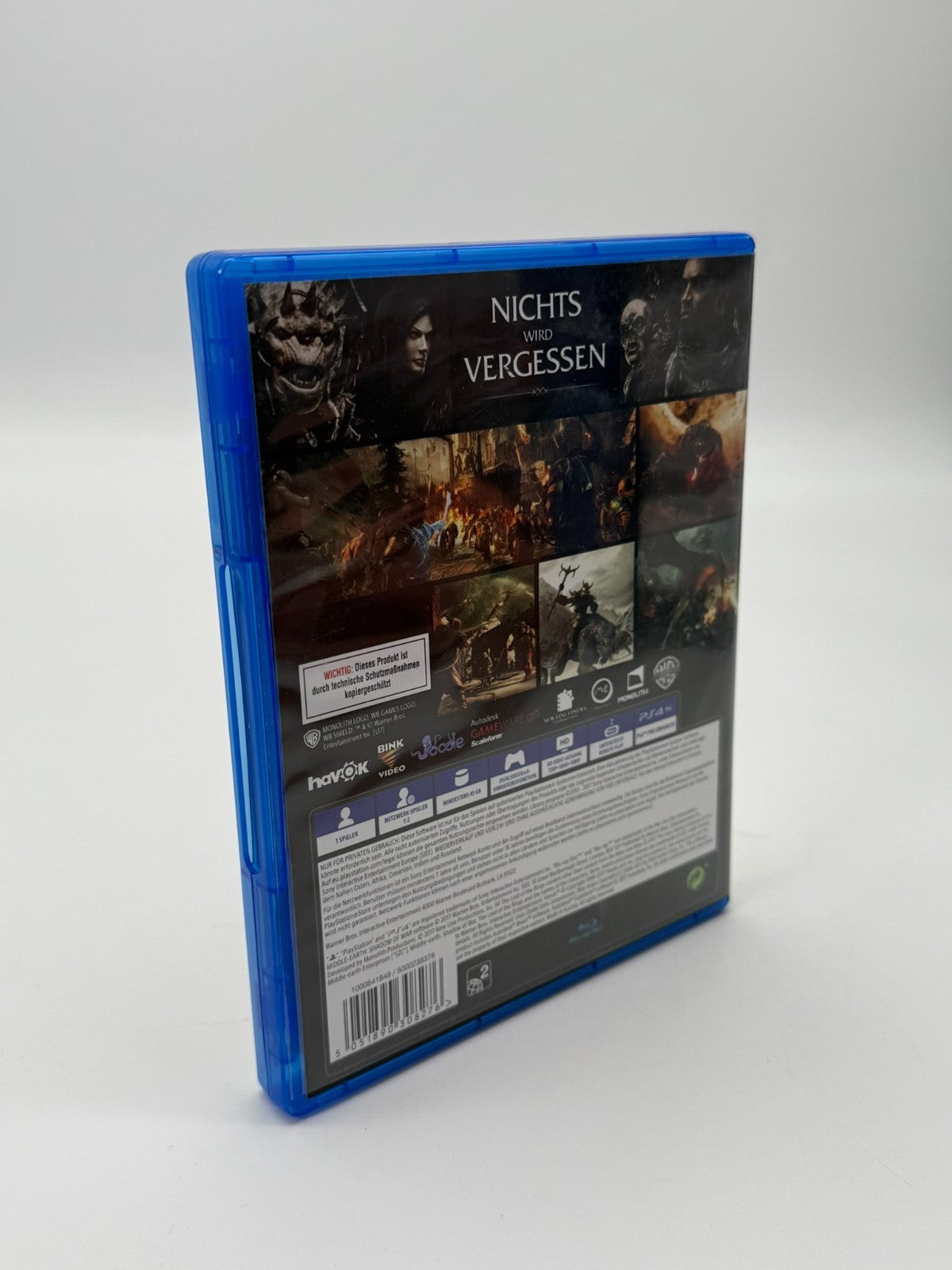Middle-earth : L'Ombre de la Guerre Sony PlayStation 4 Très bon état CIB OVP