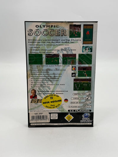 Olympic Soccer Sega Saturn bon état CIB OVP